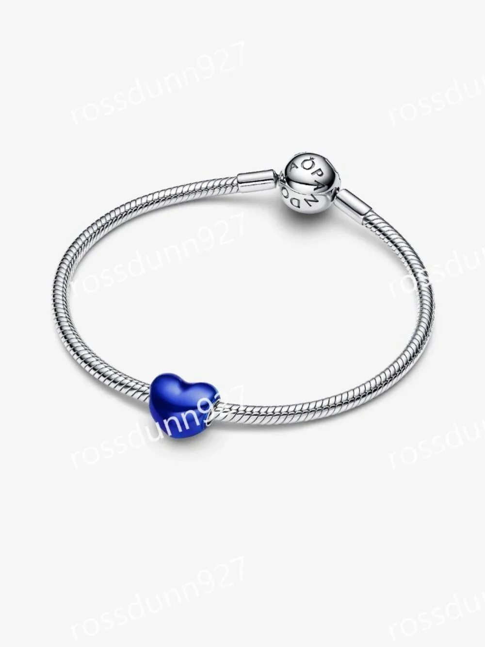 Pandora Metallic Blue Heart Charm